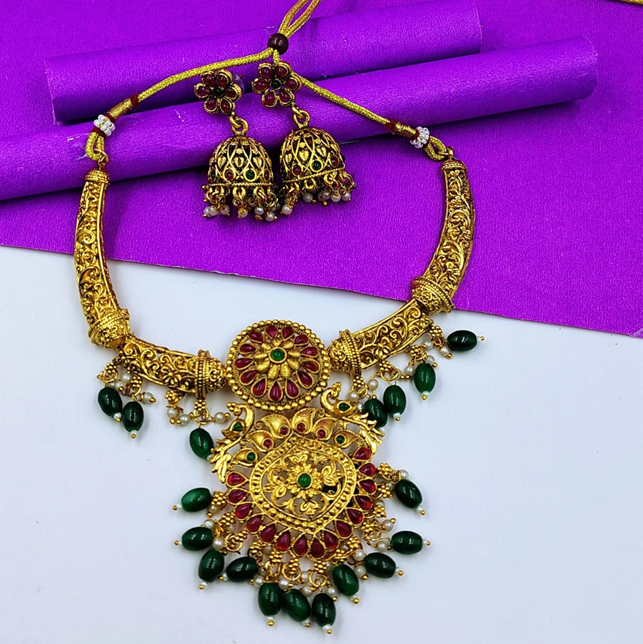 Crazyhoor Temple Kemp Hasli Necklace
