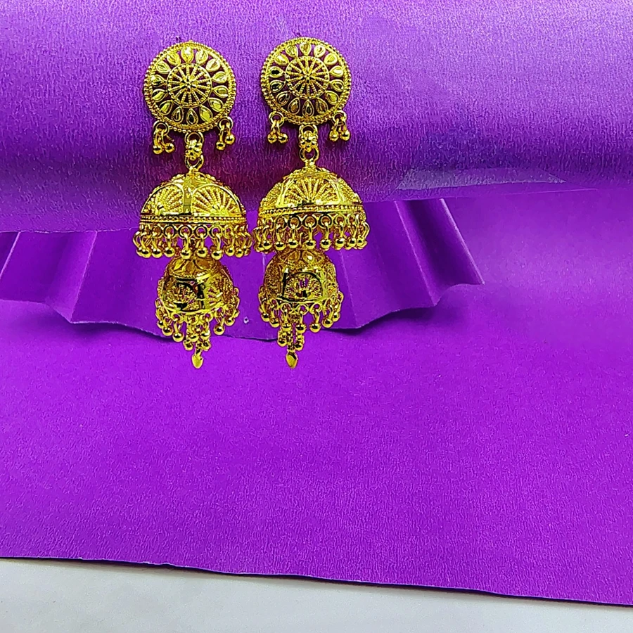 Gold Plated  2 layer Jhumki