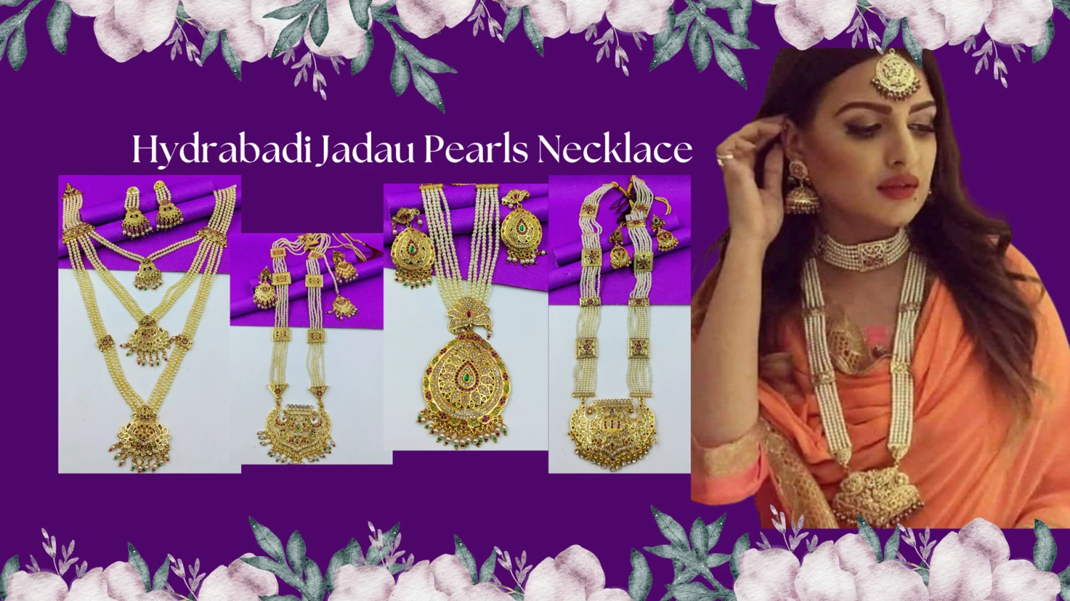 Bharatanatyam Jewellery Set Original