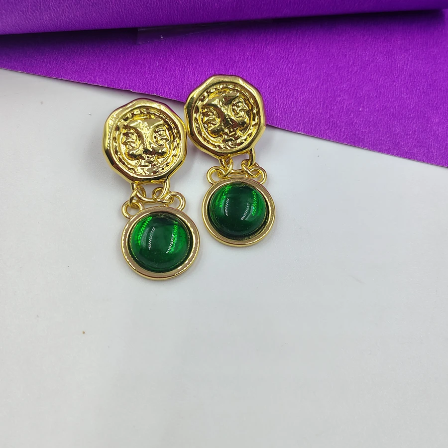 Crazyhoor French Vintage Courtly Dangle Earrings