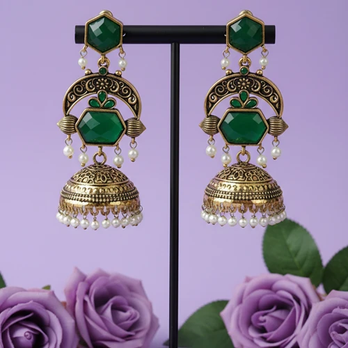 Antique Jhumka Earrings