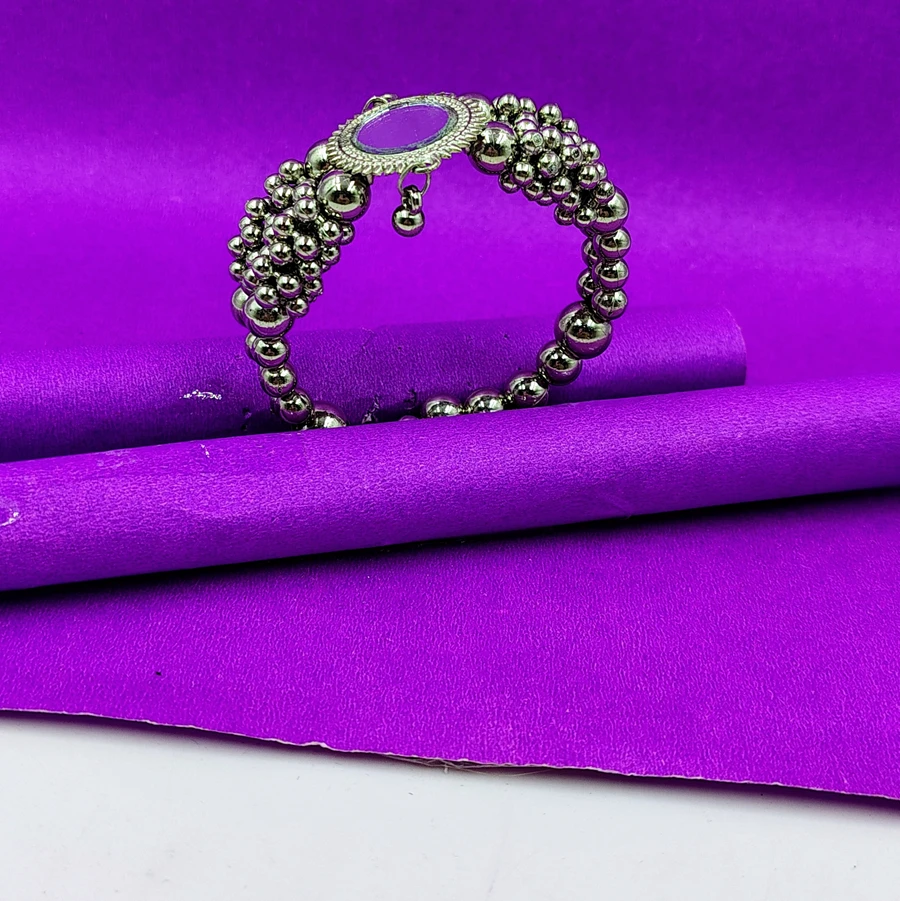 Crazyhoor Beautiful Mirror Work Free Size Bracelet for women and girls