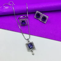 New Net Design type Ruby work Pendant set