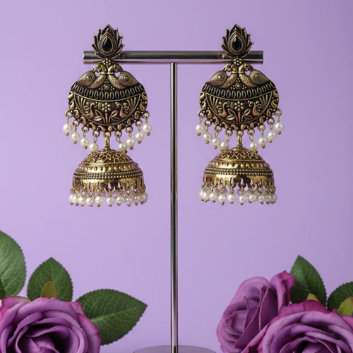 Antique Jhumka Earrings