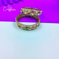 Traditionl Multicolor stone bangles