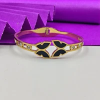 Black Butterfly Anti-Tarnish Bracelet