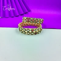kundan Multicolour Kangan SET of 4