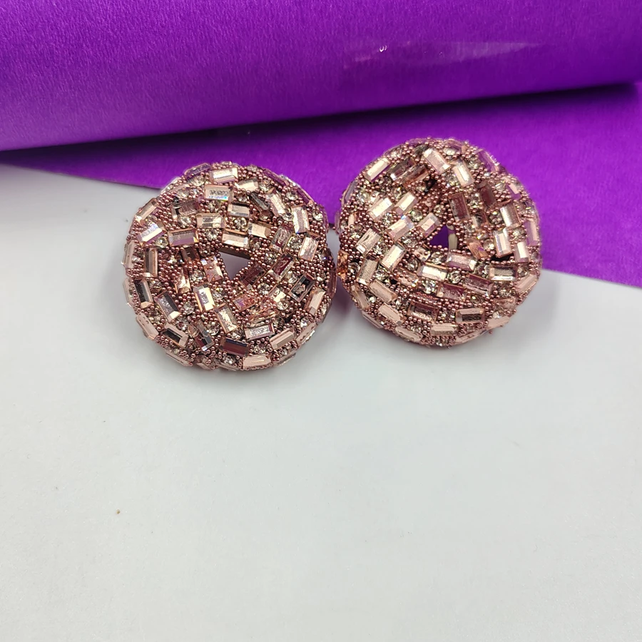 Crazyhoor Nodum Stud Earrings For Casual Wear