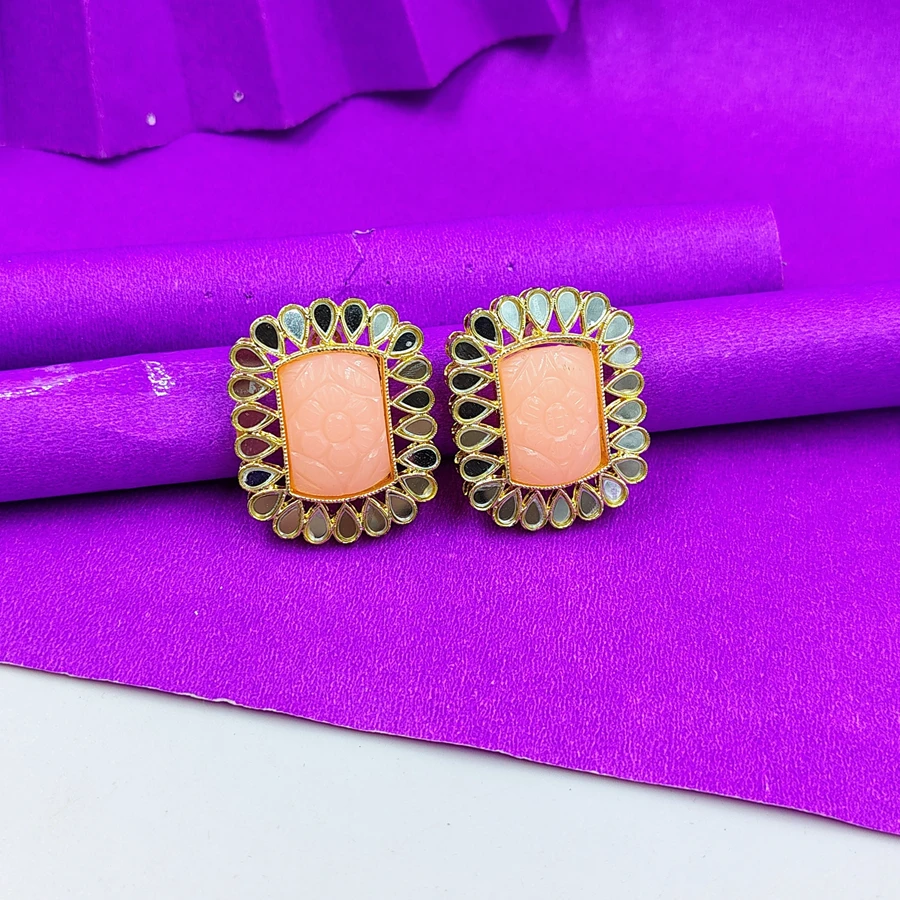 Crazyhoor Round  Studded Adjustable Cocktail Alloy Ring