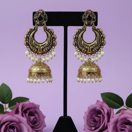Antique Jhumka Earrings