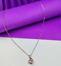 Crazyhoor Rosegold chic heart necklace for women and girls