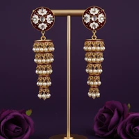 Elegant Handcrafted Jhumka Earrings