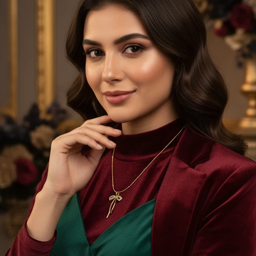 Anti-Tarnish Bow Pendant Chain